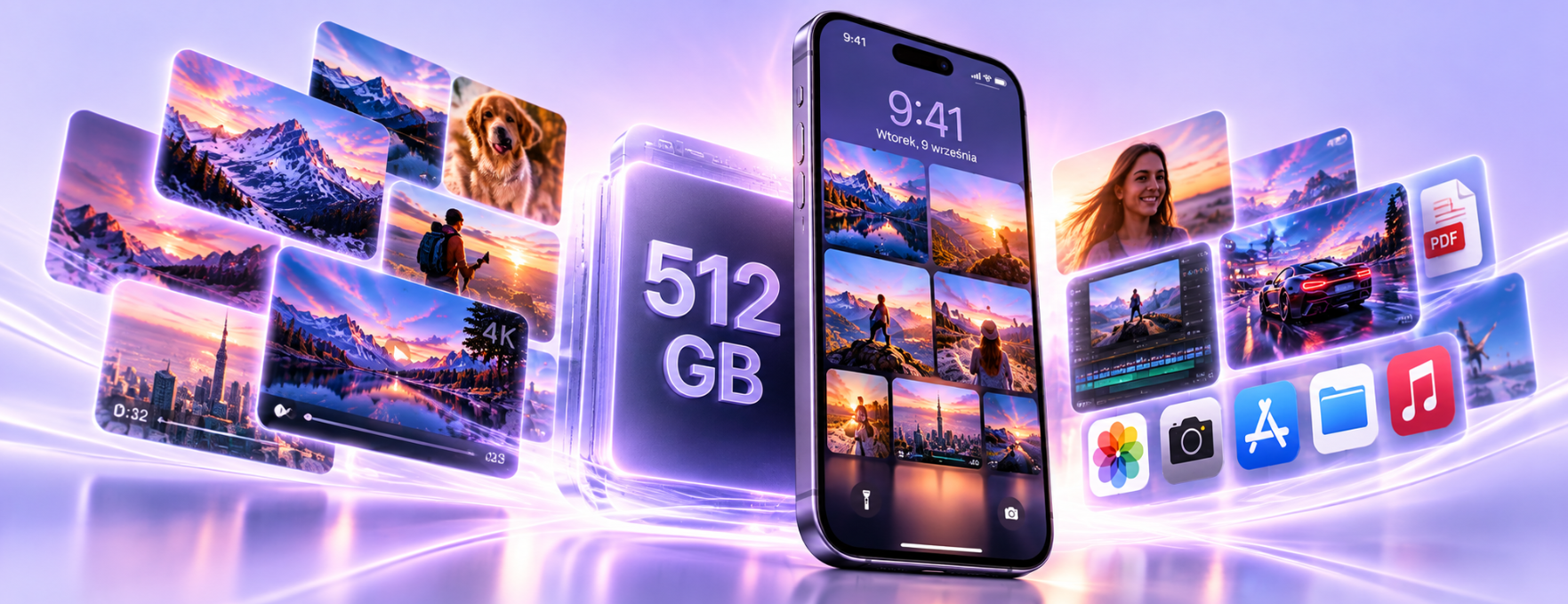 Apple iPhone 17 Pro Max 512 GB – pamięć na zdjęcia i filmy